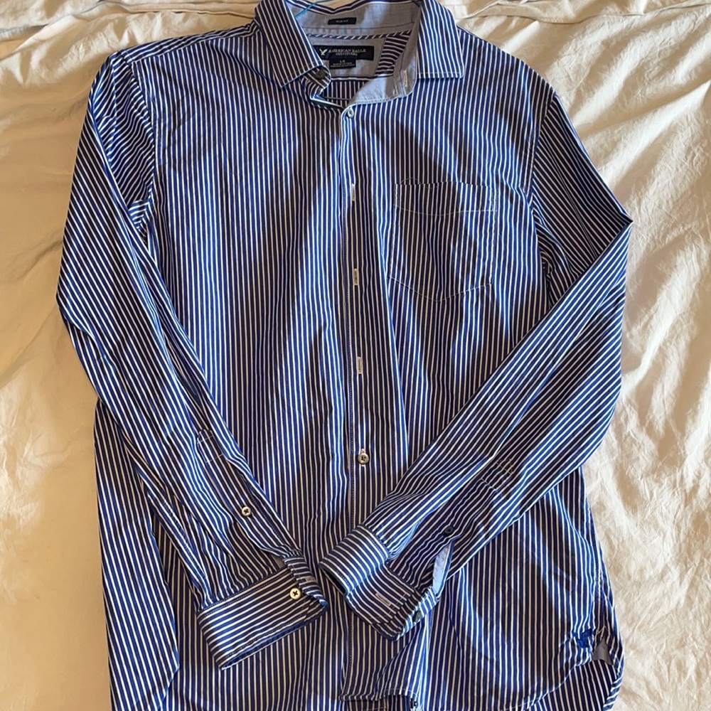 Men’s Blue Dress Shirt